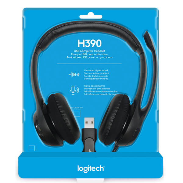 Logitech H390 Stereo PC Headset 981000406 £39.00 Headset Store